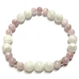Bracelet en Kunzite & Pierre de Lune