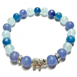 Bracelet Boules 3 Pierres