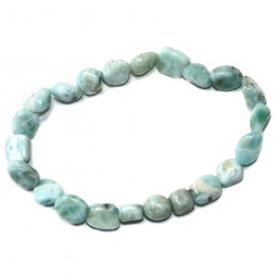 Bracelet Grains en Larimar