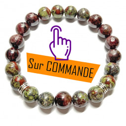 Bracelet Grenat & Dragon Stone.