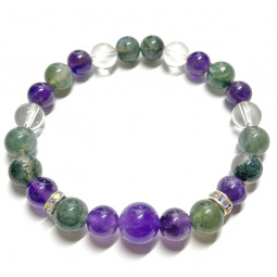 Bracelet Boules 3 Pierres