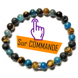 Bracelet Boules 3 Pierres