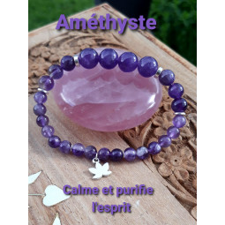 Bracelet en Améthyste