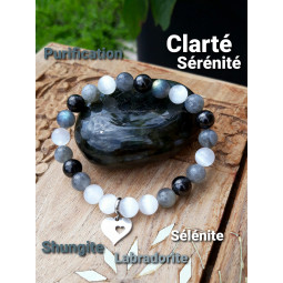 Bracelet Boules 3 Pierres