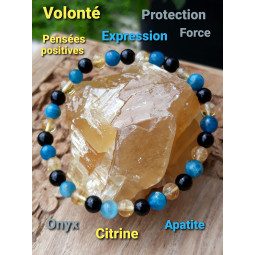 Bracelet Boules 3 Pierres