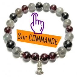 Bracelet Boules 3 Pierres.
