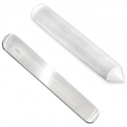 Bâton de massage en Sélénite