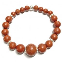 Bracelet en Jaspe Rouge