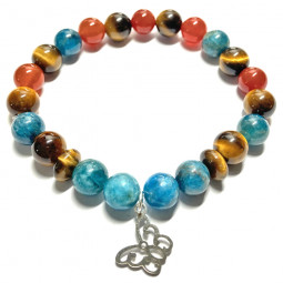 Bracelet Boules 3 Pierres