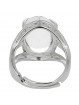 Bague Ovale en Cristal de Roche
