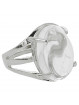 Bague Ovale en Cristal de Roche