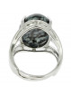 Bague en Obsidienne Neige