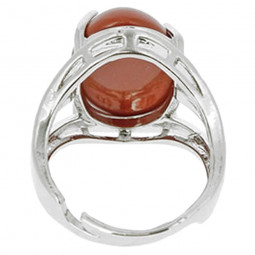 Bague en Jaspe Rouge
