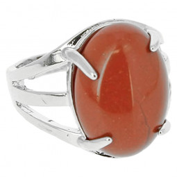 Bague en Jaspe Rouge