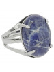 Bague Ovale en Sodalite