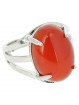 Bague Ovale en Cornaline