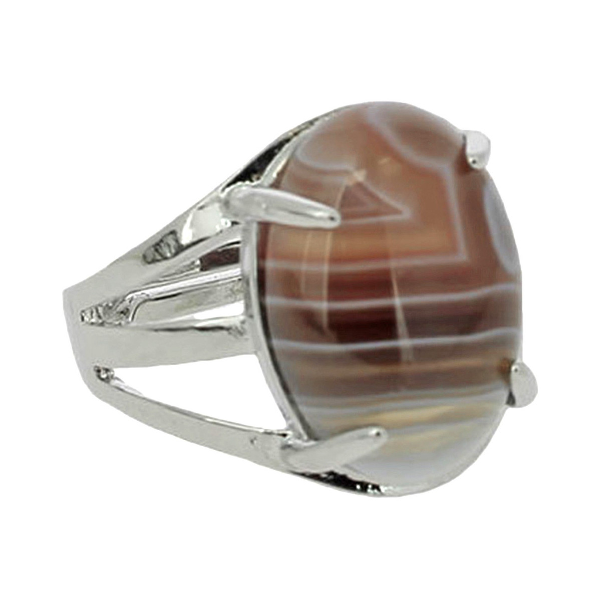 Bague Métal en Agate