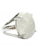 Bague Ovale en Pierre de Lune Blanche