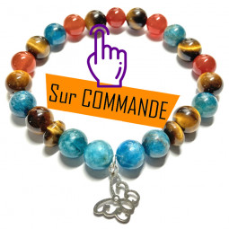 Bracelet Boules 3 Pierres