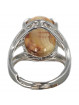 Bague Métal en Agate Crazy Lace