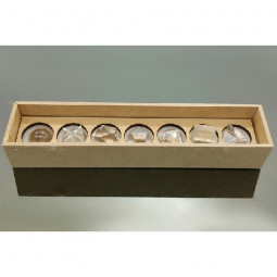 7 Solides de Platon en Cristal de Roche