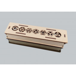 7 Solides de Platon en Cristal de Roche