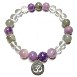 Bracelet Boule 3 Pierres