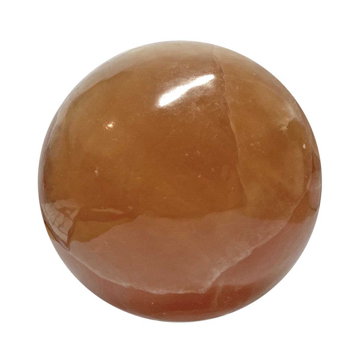 Sphère en Calcite Miel