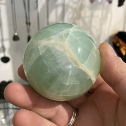 Sphère d'Aragonite Verte