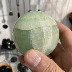 Sphère d'Aragonite Verte