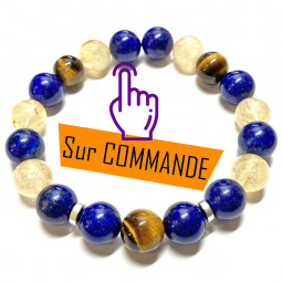 Bracelet Boules 3 Pierres