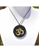 Pendentif en Shungite Avec Om Rond
