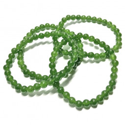 Bracelet Boules en Jade Néphrite