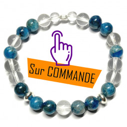 Bracelet Apatite & Cristal de Roche