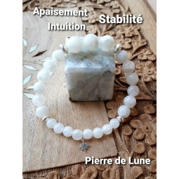 Bracelet en Pierre de Lune