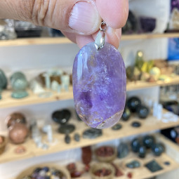 Pendentif Cabochon en Améthyste