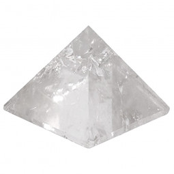Pyramide en Cristal de Roche Vibrations Cristallines