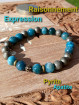 Bracelet en Pyrite & Apatite
