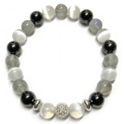 Bracelet Boules 3 Pierres