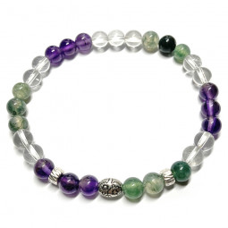 Bracelet Boules 3 Pierres