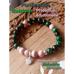 Bracelet Boules 3 Pierres