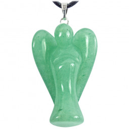 Pendentif Aile d'Ange en Aventurine Verte