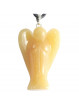 Pendentif Ange en Calcite Jaune