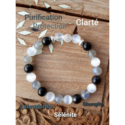 Bracelet Boules 3 Pierres