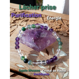 Bracelet Boules 3 Pierres