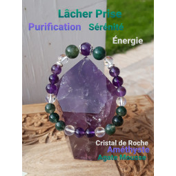 Bracelet Boules 3 Pierres