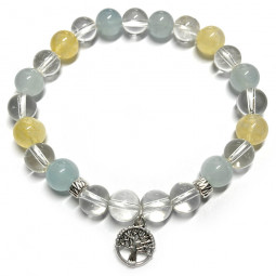 Bracelet Boules 3 Pierres