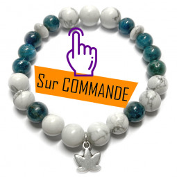 Bracelet Apatite & Howlite