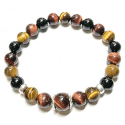 Bracelet Boules 3 Pierres