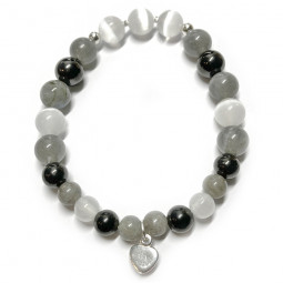 Bracelet Boules 3 Pierres